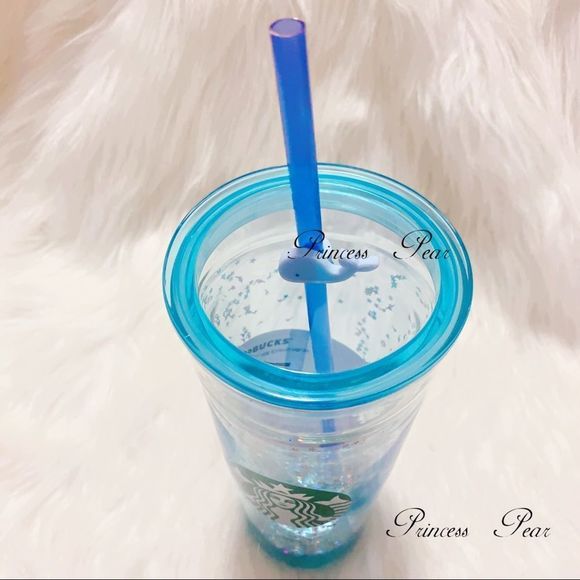 Starbucks Korea Glitter Whale Glass Tumbler - Picture 5 of 13